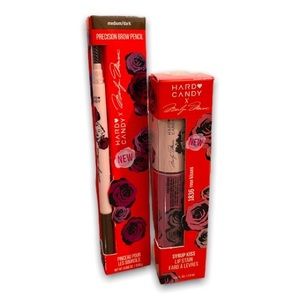 HARD CANDY x MARILYN MONROE Syrup Kiss Lip Stain -Rose Kisses and Brow Pencil
